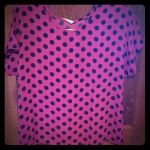 Cute polka dotted top